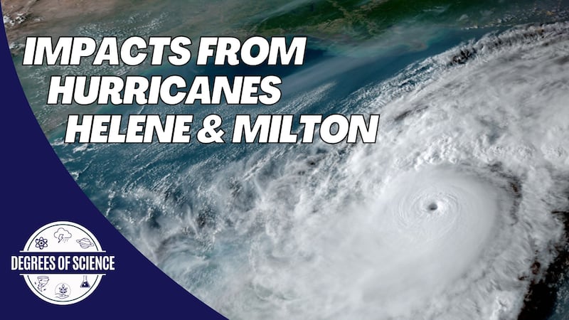 Meteorologist Brady Taylor and Sean Bellafiore take a look at the impacts from Hurricanes...
