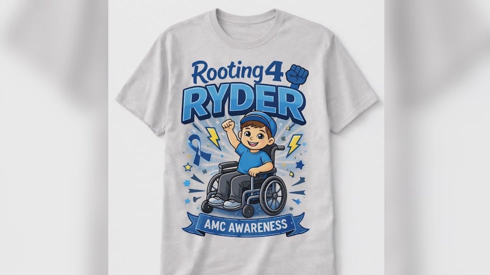 Supporters of Ryder have made T-shirts to raise money for Ryder's upcoming hospital stay which...