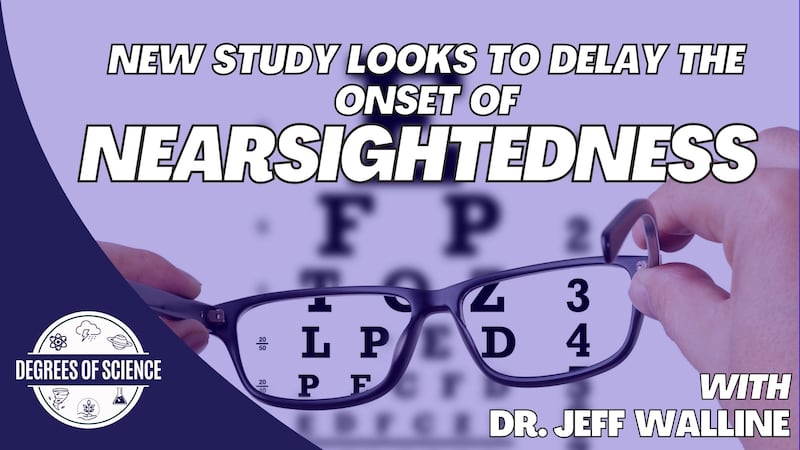 A new research study is taking aim at nearsightedness in kids before it's even diagnosed