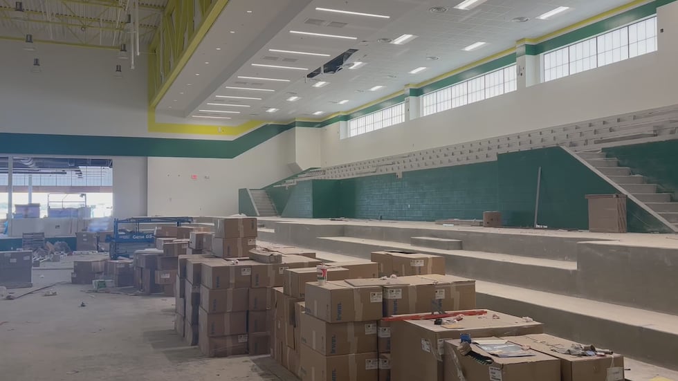 Academy ISD new high school gym