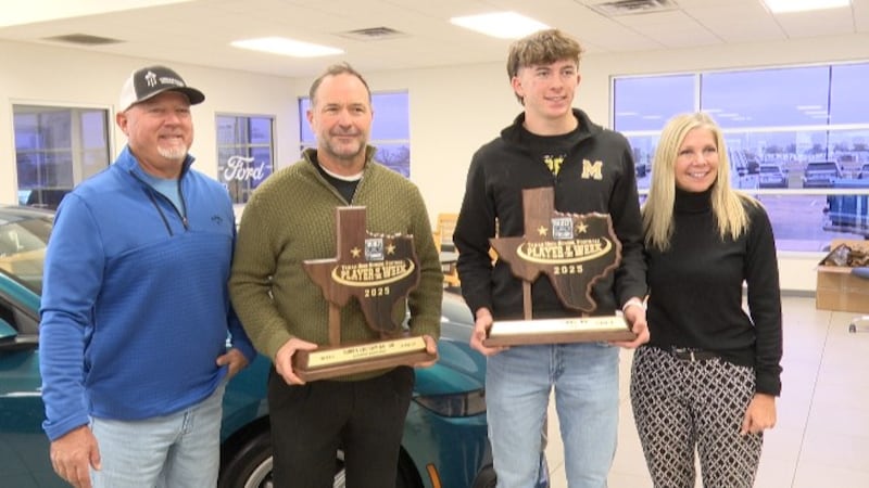 The McGregor quarterback was honored this past week with the Week 11 award after his...