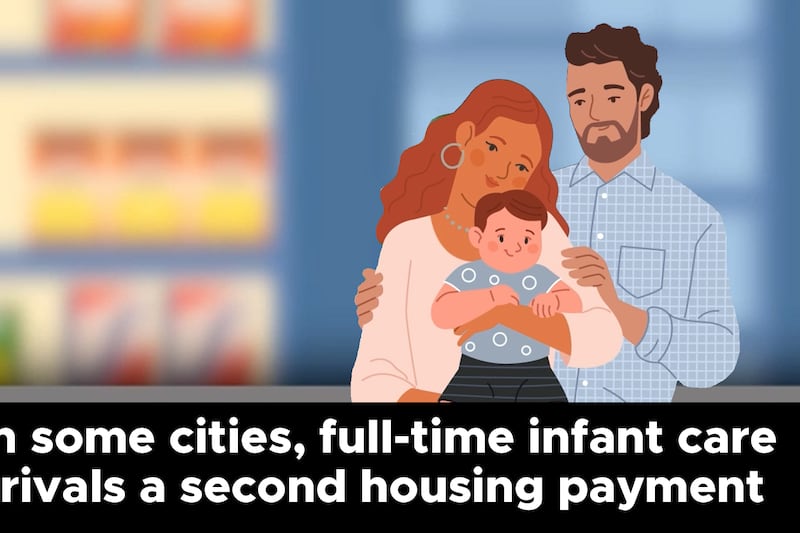 Study: In some cities, full-time infant care rivals a second housing payment