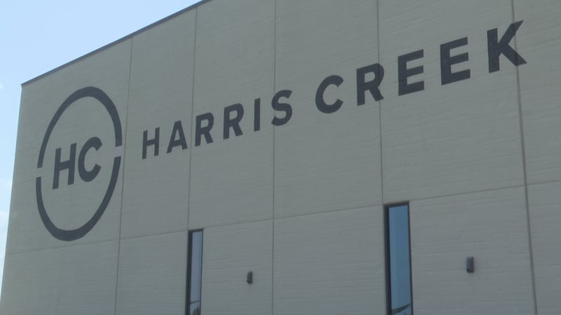 Site for the Harris Creek auditorium expansion