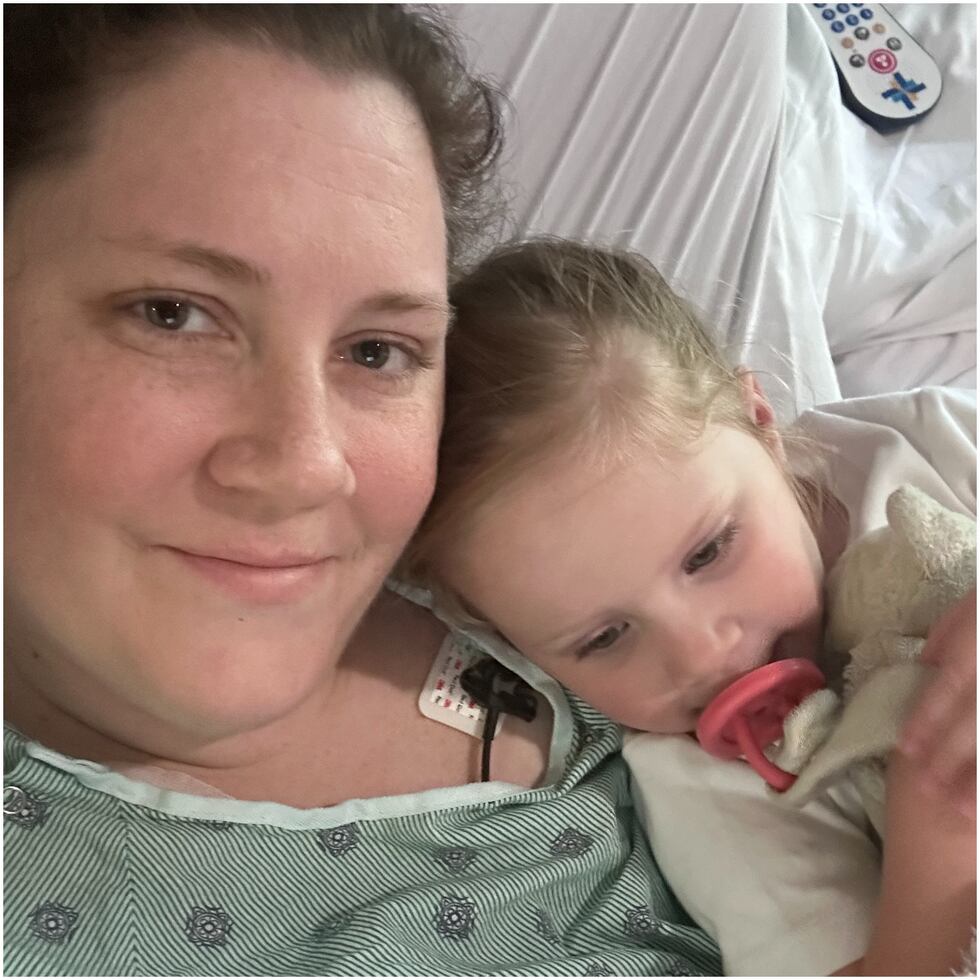 Katie Russell, 32, of Waco, has no idea how long she’ll be waiting at Baylor Scott and White...