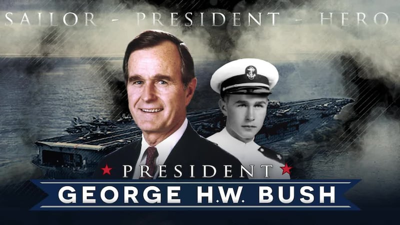 U.S. Navy releases video animation detailing former President George H.W. Bush's military service
