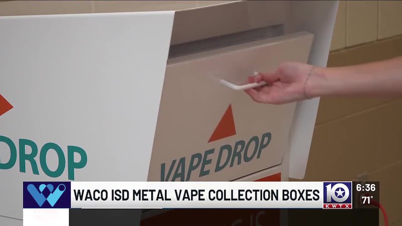 Since the beginning of the 2025 fiscal year, over 190 vapes have been collected in the metal...