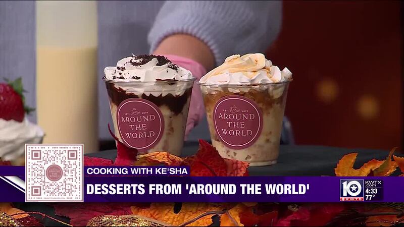 Cooking with Kesha on KWTX@4: Thanksgiving desserts with 'Around the World.' - 11.6.24