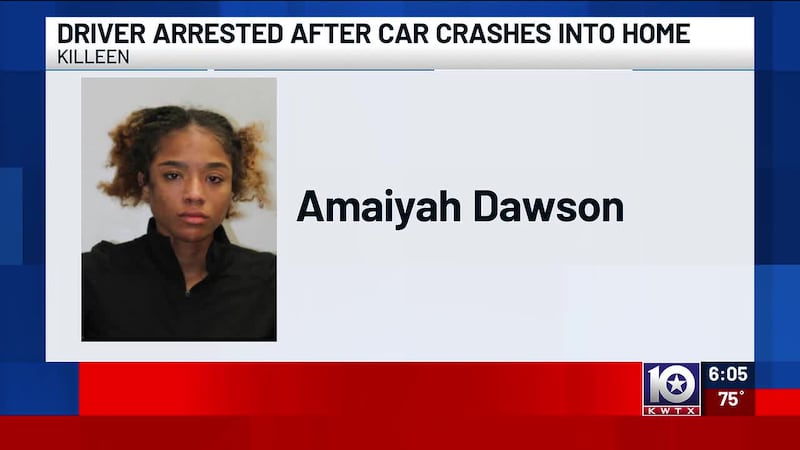 Woman arrested for DWI after New Year’s crash into Killeen home