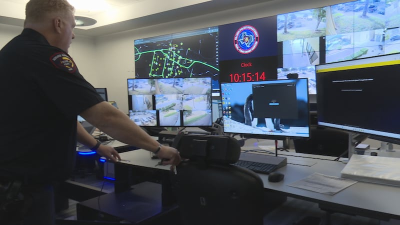 Real Time Crime Center at Killeen PD.