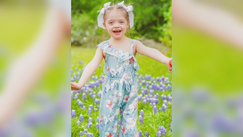 Central Texas girl’s picture to run in Times Square celebrating down syndrome