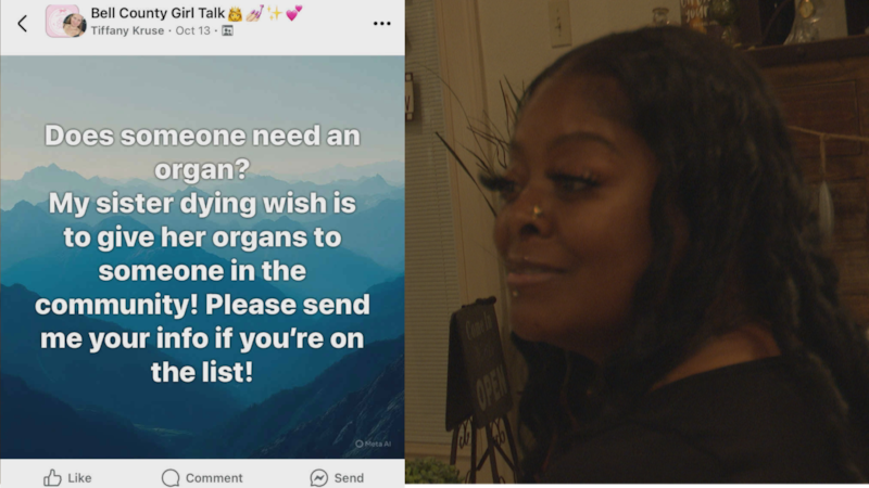 Shyreka Wallace saw a post on Facebook that ended up getting her the kidney transplant she needed